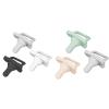 imageDr Browns HappyPaci 100 Silicone Newborn Baby Pacifiers 06 Months BPA Free White Blue LightBlackGrayWhite  GrayGreenEcru