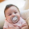imageDr Browns Advantage 100 Silicone Baby Paci Symmetrical Soother 06m BPA free Pink 2 Pack  Clip