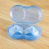 imageDr Browns Nipple Shields with Case Size 2  25 mm and Up Stretch Fit for Latch Difficulties Flatinverted Nipples Silicone Nipple Shield