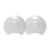 imageDr Browns Nipple Shields with Case Size 1  Up to 24 mm Stretch Fit for Latch Difficulties Flatinverted Nipples Silicone Nipple Shield
