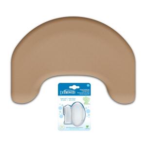 imageDr Browns Comfort ampamp Care Bundle Gentle Beige Nursing Pillow  Finger Toothbrush ampamp Storage Case  2Piece Set