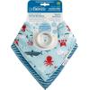 imageDr Browns Bandana Bibs with SnapOn Removable TeetherSea CreaturesWaves