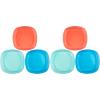 imageDr Browns Stackable Plates for Toddlers and Babies BPA Free 4Pack 4mToddler Plates