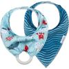 imageDr Browns Bandana Bibs with SnapOn Removable TeetherSea CreaturesWaves