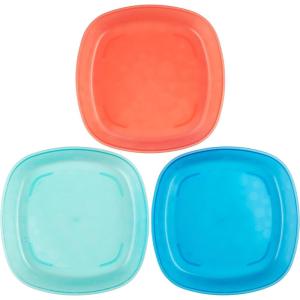 imageDr Browns Stackable Plates for Toddlers and Babies BPA Free 4Pack 4mToddler Plates