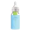 imageDr Browns Options Narrow Glass Bottle Sleeves 100 Silicone Mint BPAFree 4 oz 2PackBlue
