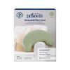 imageDr Browns Feeding and Nursing Lap Support Pillow Cover Soft Brushed Fabric Gentle BeigeStorm Green