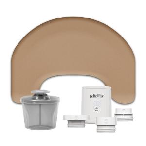 imageDr Browns Feeding Support Pillow with Cover Gentle Biege amp Travel Baby Bottle Warmer amp Baby Formula Dispenser Gray