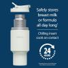 imageDr Browns Breast Milk and Formula Chiller Portable Insulated Storage for Breast Pumping and Bottle Feeding 20 oz590 mL Capacity Arctic White BPAFree 1PackArctic White  Value Pack