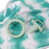 imageDr Browns Lovey Blanket with Ring Teether and HappyPaci Silicone OnePiece Pacifier Green