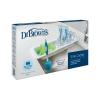 imageDr Browns Sink Caddy for Baby Bottles and Parts with Two Brush Holders Over The Sink Kitchen Storage Drying Rack and Organizer BPAFree