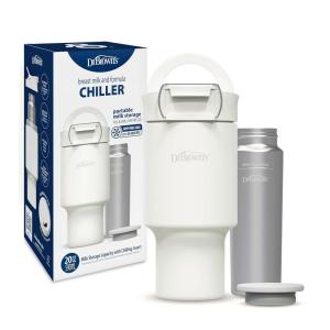 imageDr Browns Breast Milk and Formula Chiller Portable Insulated Storage for Breast Pumping and Bottle Feeding 20 oz590 mL Capacity Arctic White BPAFree 1PackArctic White